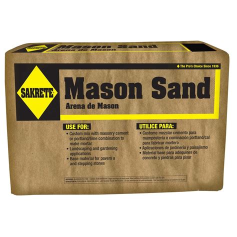 Model 354502999. . Masonry sand lowes